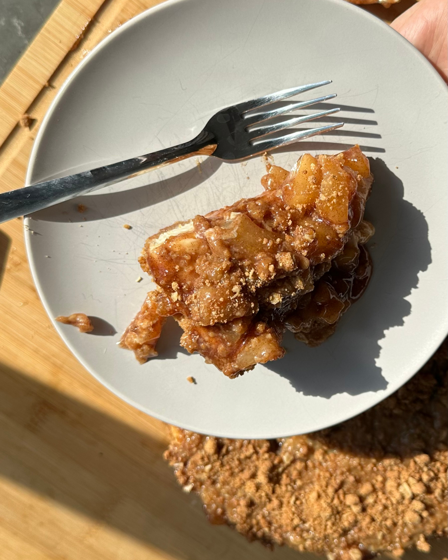 Caramel Apple Pie Cheesecake